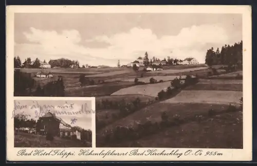 AK Kirchschlag bei Linz, Bad Kirchschlag, Bad Hotel Filippi, Panorama