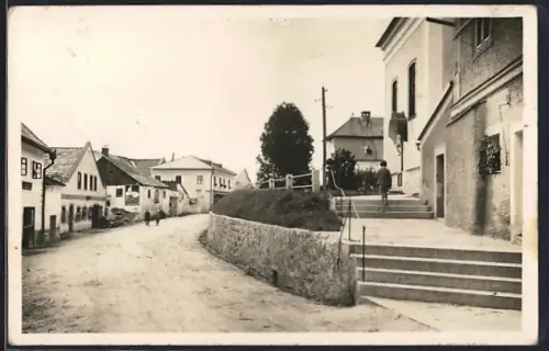 Foto-AK St. Peter am Wimberg, Partie im Ort