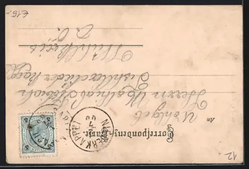 AK Sarleinsbach, Gasthaus, Strassenpartie