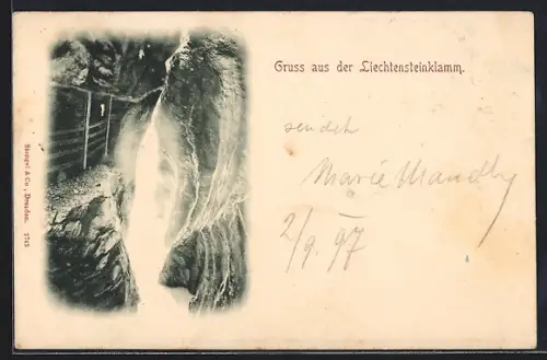 AK Liechtenstein, Liechtensteinklamm