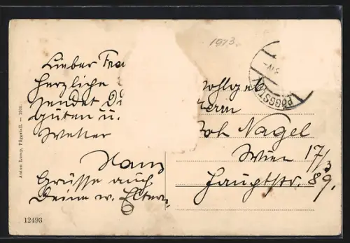 AK Pöggstall /N.-Oe., Blick zur Anna-Kirche