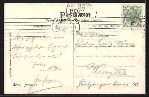 AK Graz, Hilmteich mit Booten