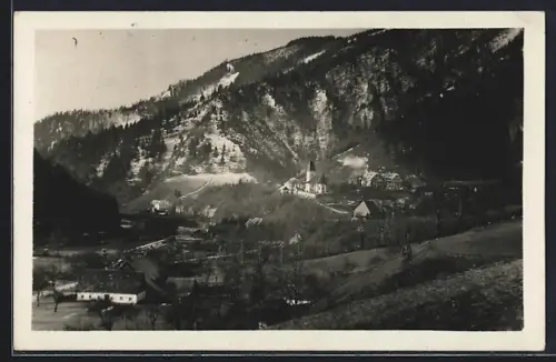 AK St. Georgen a. Reith, Panorama mit Kirche
