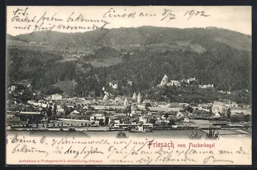 AK Friesach, Teilansicht vom Fischerkogel aus
