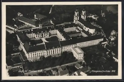 AK St. Florian, Fliegeraufnahme vom Stift