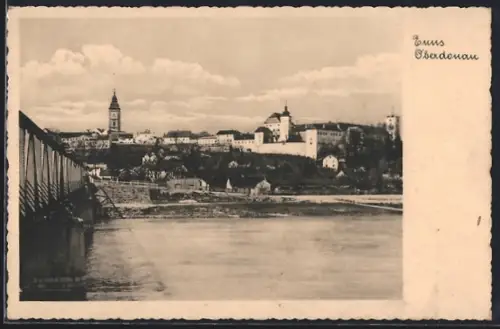 AK Enns, Ortspartie mit Schloss