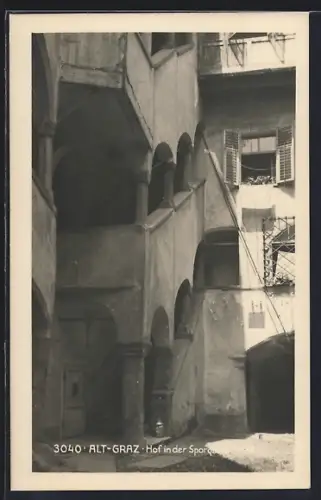 AK Alt-Graz, Hof in der Sporgasse