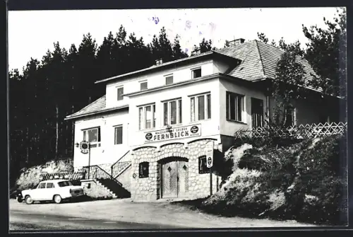 AK Hochwolkersdorf, Ansicht vom Waldgasthof Fernblick