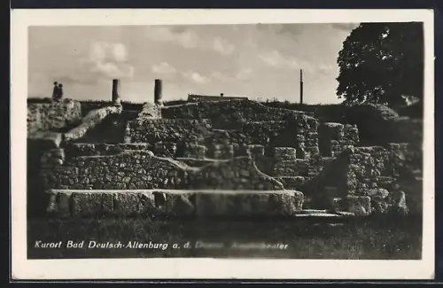 AK Bad Deutsch-Altenburg a. d. Donau, Blick auf das Amphitheater