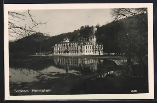 AK Hernstein, Blick auf das Schloss