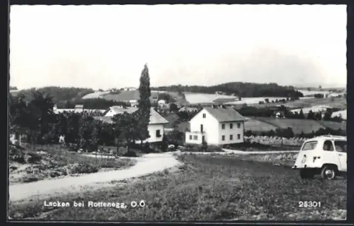 AK St. Gotthard im Mühlkreis, Lacken bei Rottenegg, Blick auf den Ort