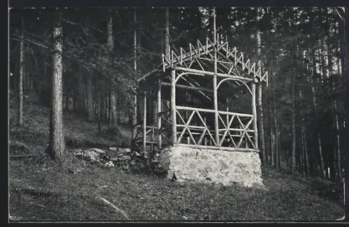 AK Salzerbad, Lusthaus im Wald