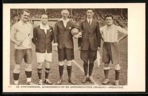 AK Amsterdam, Olympia 1928, Fussballmatch Urugay-Argentinien