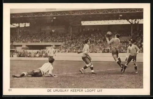AK Amsterdam, Olympia 1928, Fussballmatch Urugay-Argentinien