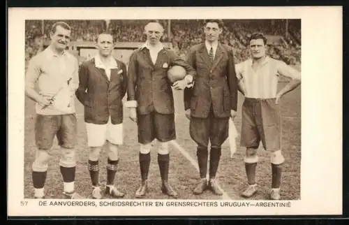 AK Amsterdam, Olympia 1928, Fussballmatch Urugay-Argentinien