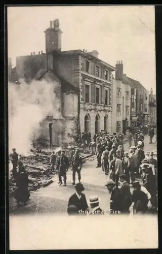 AK Lewes, The Great Fire, Brand