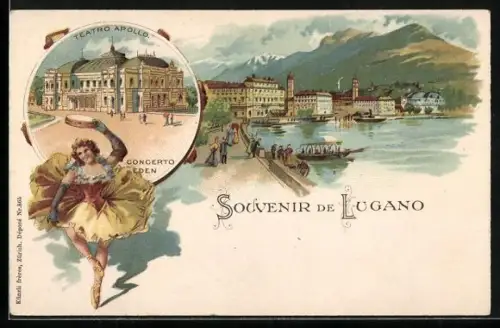 Lithographie Lugano, Teatro Apollo, Concerto Eden