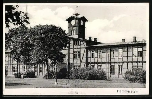 AK Hammerstein, Ortspartie mit Fachwerkhäusern