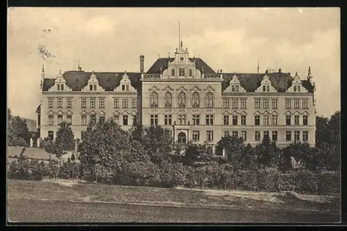 AK Gnadenfrei i. Schl., Realprogymnasium mit Anlagen