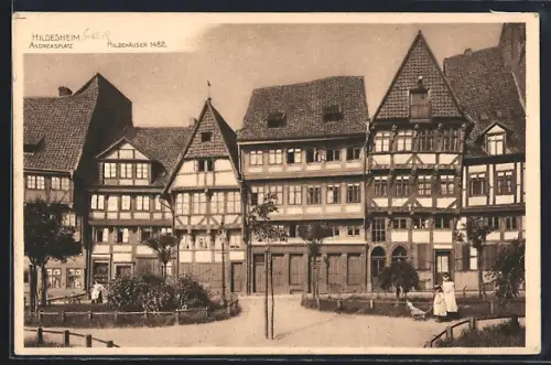 AK Hildesheim, Andreasplatz, Hildehäuser