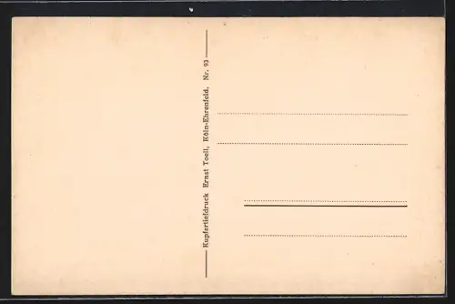 AK Köln a. Rh., Rheinufer, Dom