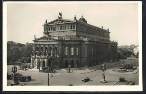 AK Frankfurt a. M., Opernhaus