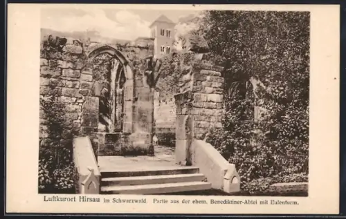AK Hirsau im Schwarzwald, Partie aus der ehem. Benediktiner-Abtei mit Eulenturm
