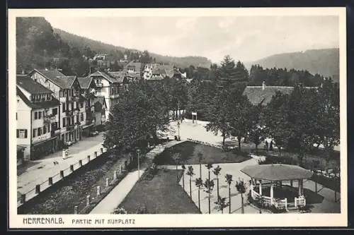 AK Herrenalb, Partie mit Kurplatz