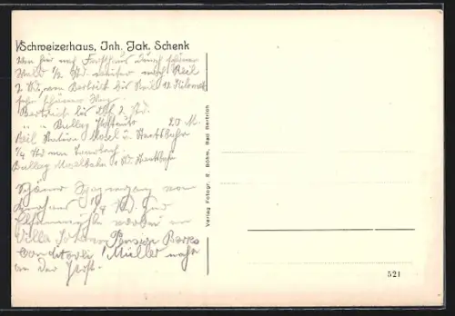 AK Bad Bertrich, Schweizerhaus, Inh. Jak. Schenk