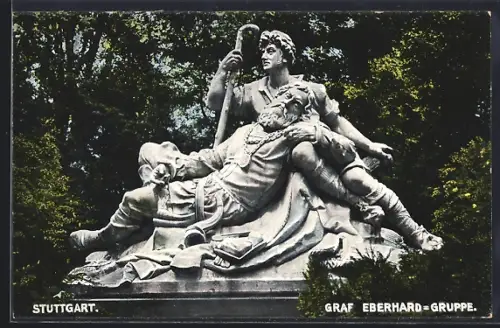 AK Stuttgart, Graf Eberhard-Gruppe, Denkmal