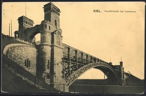 AK Kiel, Hochbrücke bei Levensau