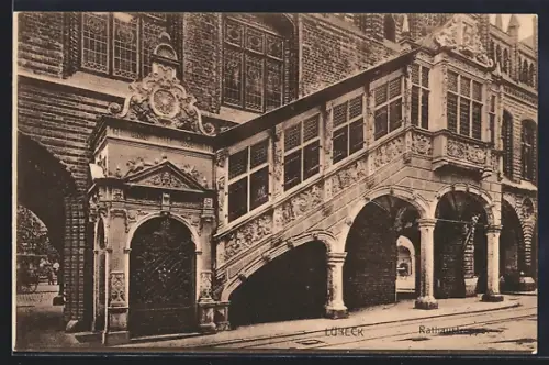 AK Lübeck, Rathaustreppe