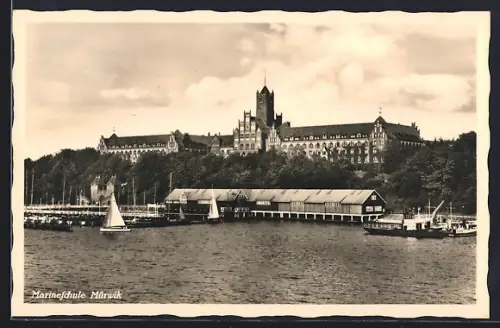 AK Mürwik, Marineschule, Hafen, Segelboote
