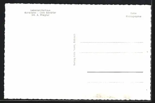 AK Teisnach /Bayer. Wald, Ortspartie mit Kirche