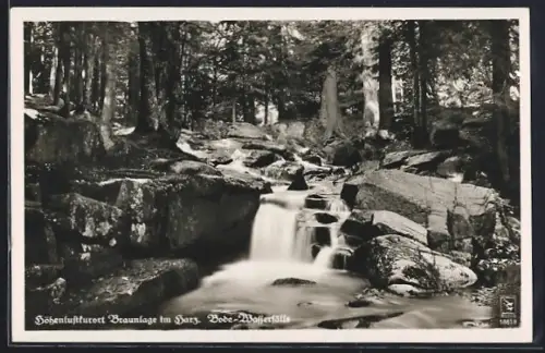 AK Braunlage im Harz, Bode-Wasserfälle