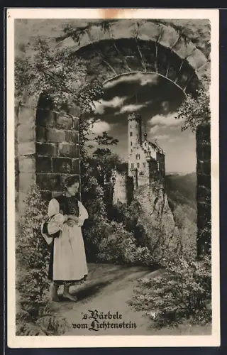 AK Bärbele am Schloss Lichtenstein