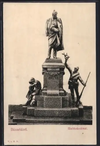 AK Düsseldorf, Moltkedenkmal