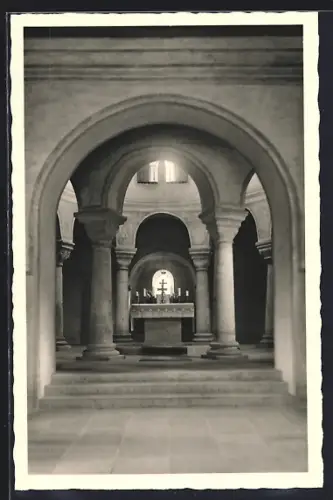 AK Fulda, Michaeliskirche, Innenansicht