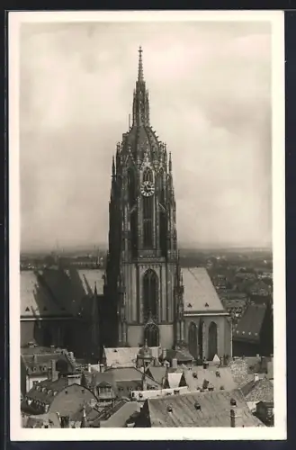 AK Alt-Frankfurt, Teilansicht mit Dom