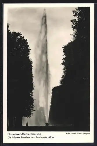 AK Hannover-Herrenhausen, Fontäne