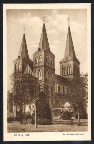 AK Köln, St. Kunibert-Kirche