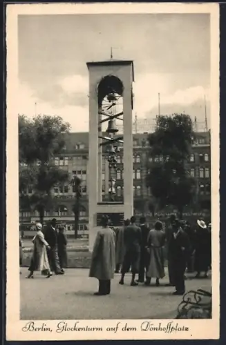 AK Berlin, Dönhoffplatz, Blick zum Glockenturm