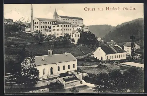AK Haslach /Ob.-Öst., Ortspartie