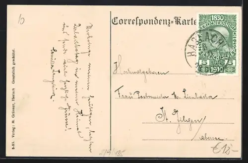 AK Haslach /Ob.-Öst., Ortspartie