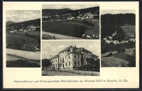 AK Mönichkirchen am Wechsel, Hotel Lang im Wintersportplatz