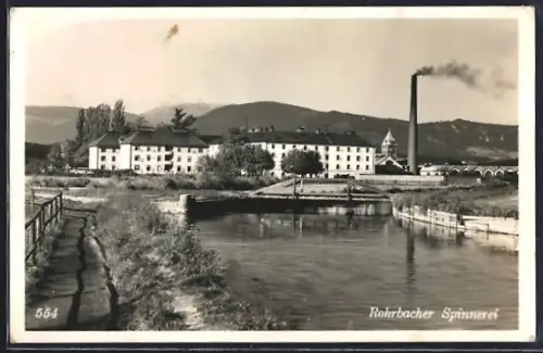 AK Ternitz, Rohrbach am Steinfelde, Rohrbacher Spinnerei