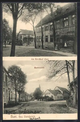 AK Buer b. Melle, Am Kirchhof, Marktplatz