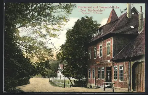 AK Melle, Restaurant u. Sommerfrische Zum Waldmeister, Bes. F. Drees