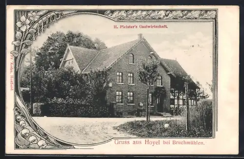 AK Bad Melle-Hoyel, Gasthaus v. H. Pleister's