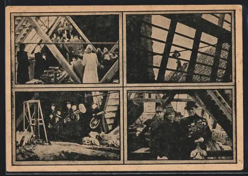 AK Berlin-Schöneberg, Richtfest der Apostel-Paulus-Kirche 1949